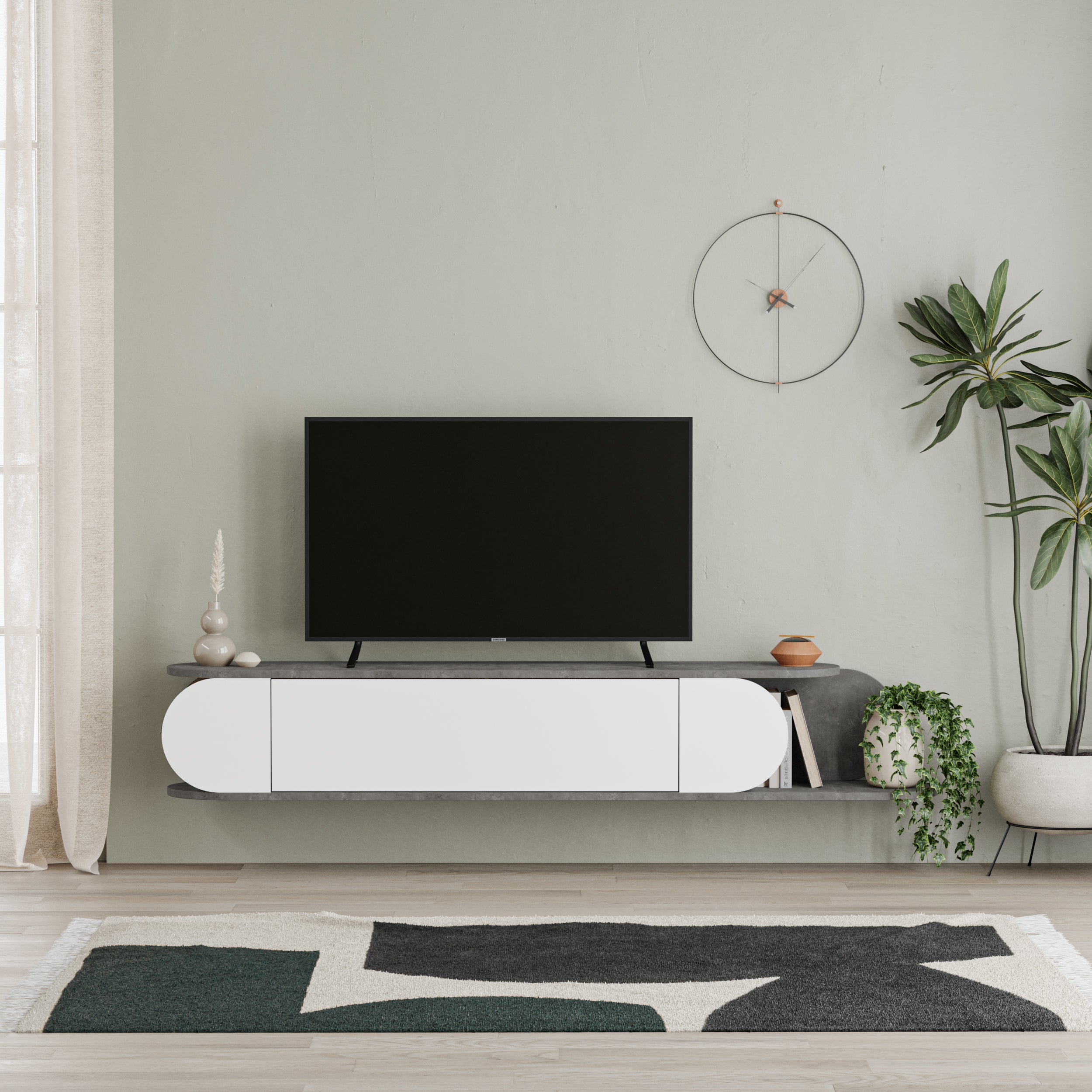 modern TV units in Dubai