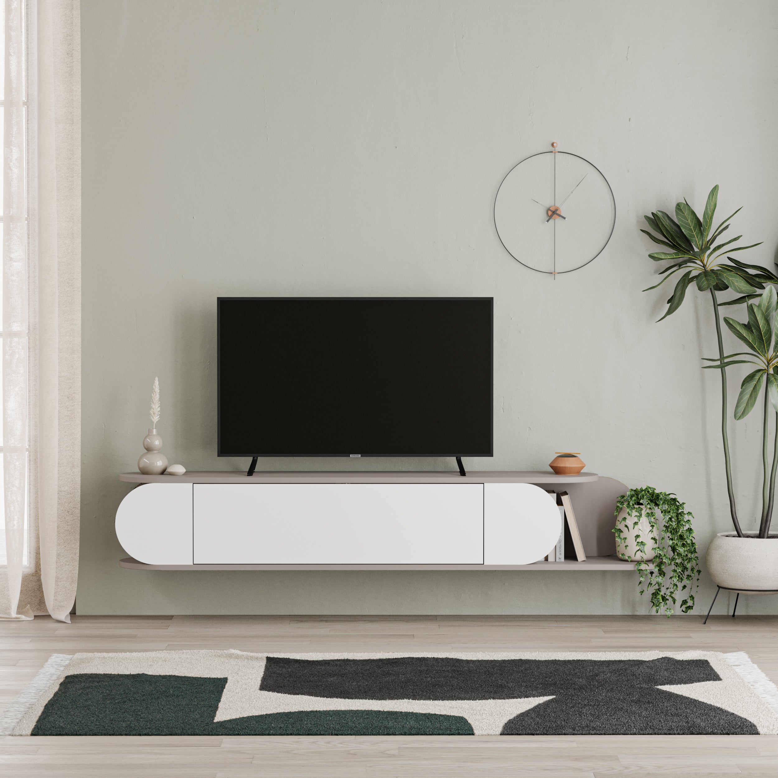 modern TV units in Dubai