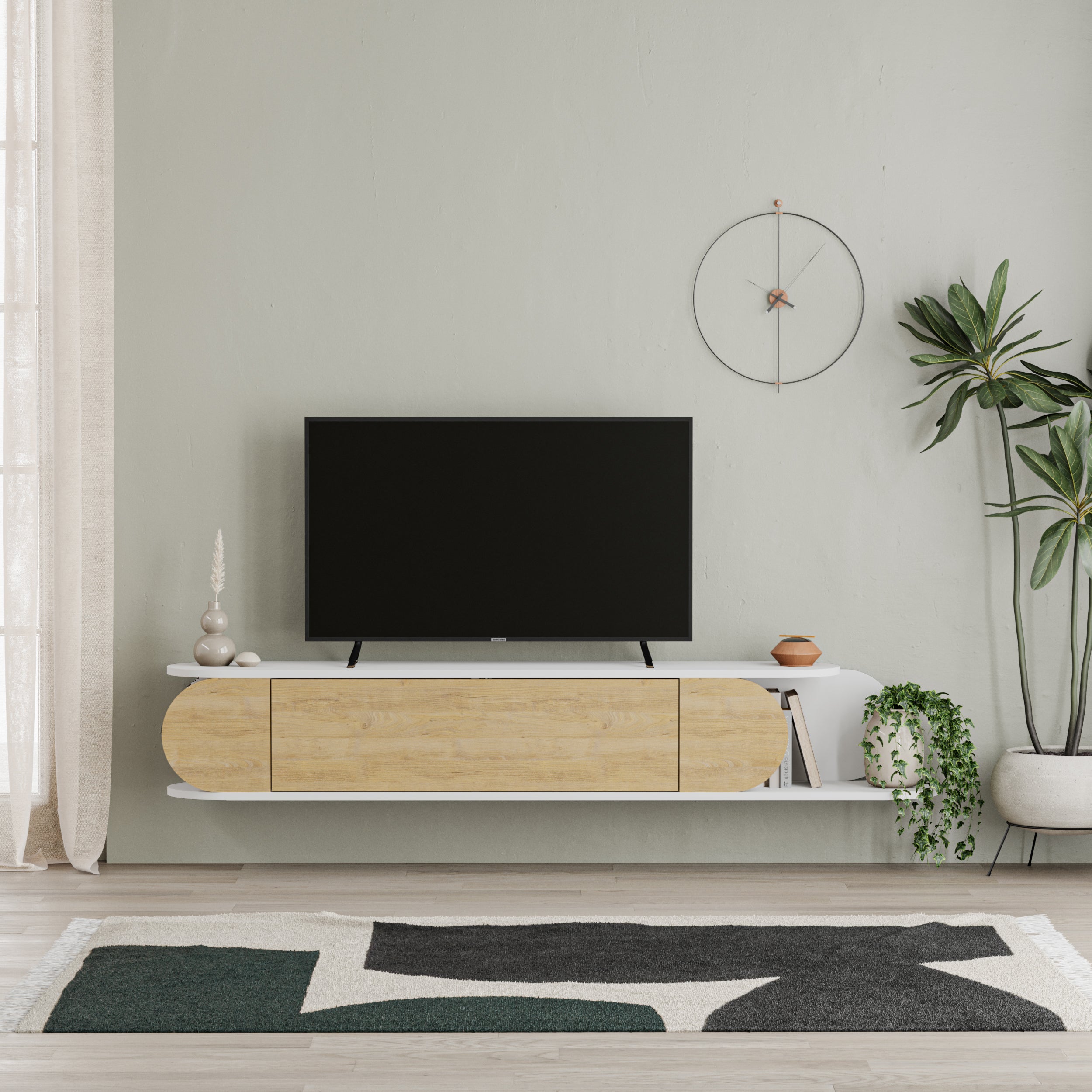 modern TV units in Dubai