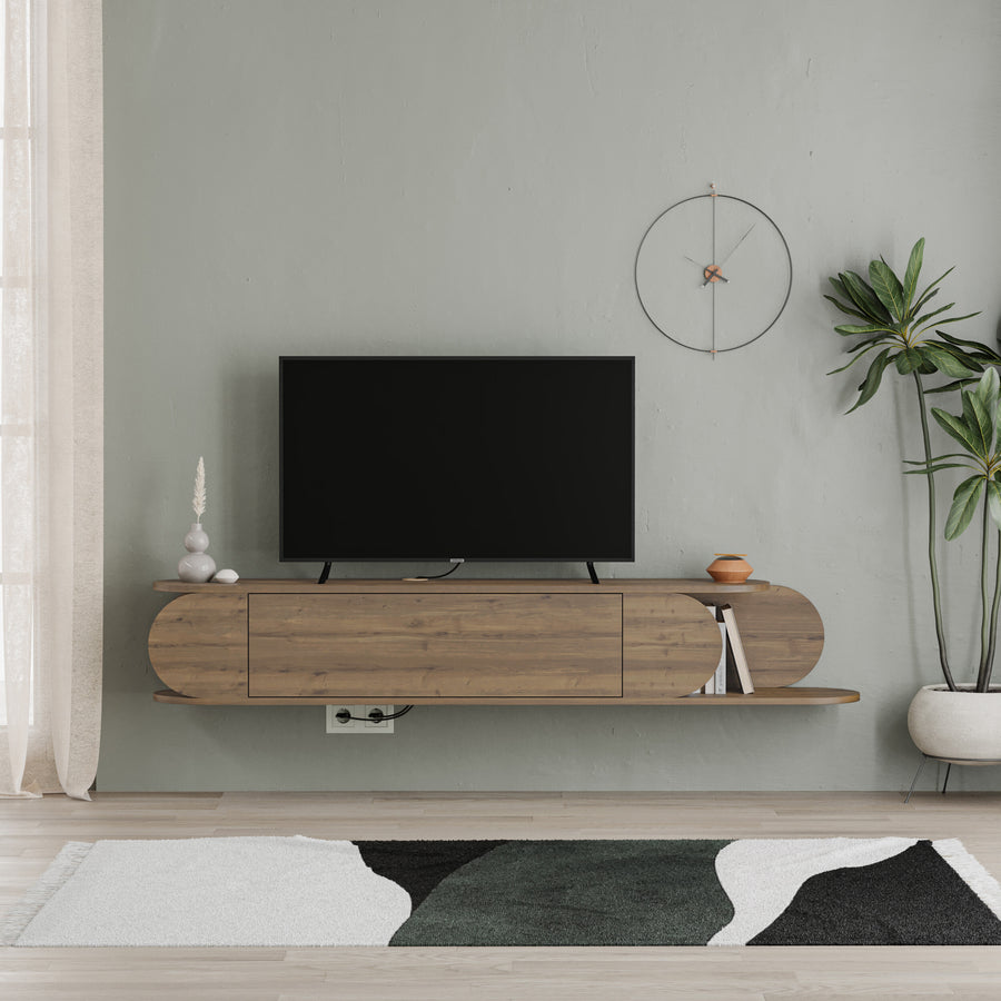 Mourah Tone Tv Stand Up To 65 Inches With Storage - 2 Years Warranty