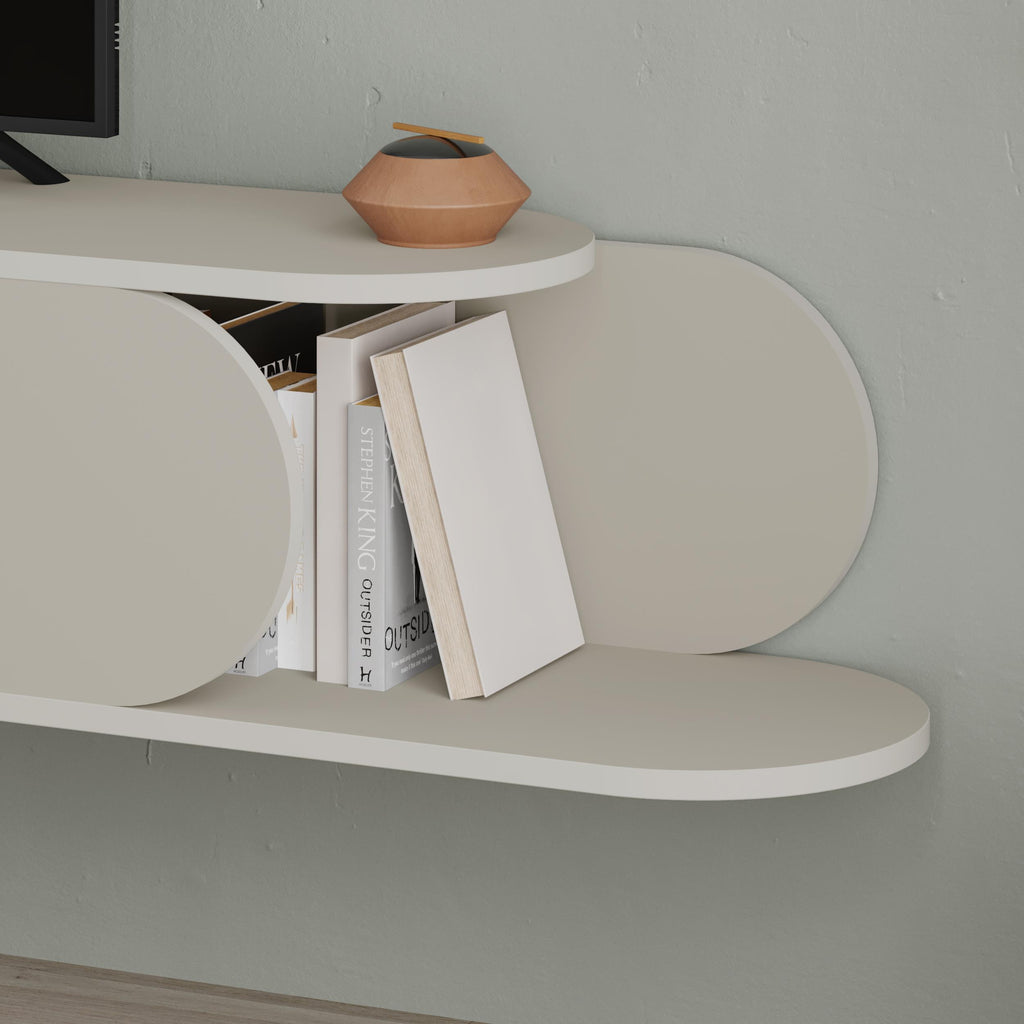 Mourah Tone Tv Stand Up To 65 Inches With Storage - 2 Years Warranty