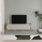 Mourah Tone Tv Stand Up To 65 Inches With Storage - 2 Years Warranty