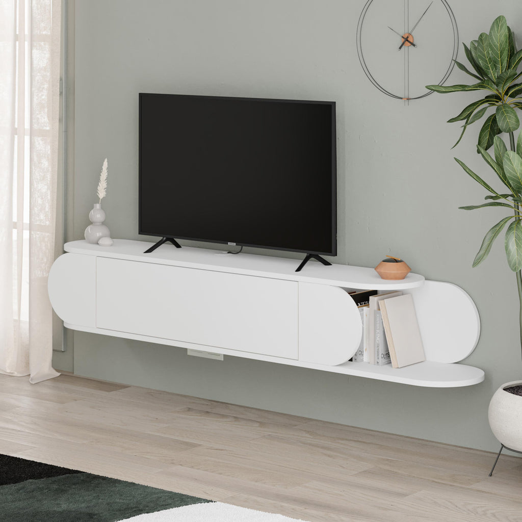 Mourah Tone Tv Stand Up To 65 Inches With Storage - 2 Years Warranty