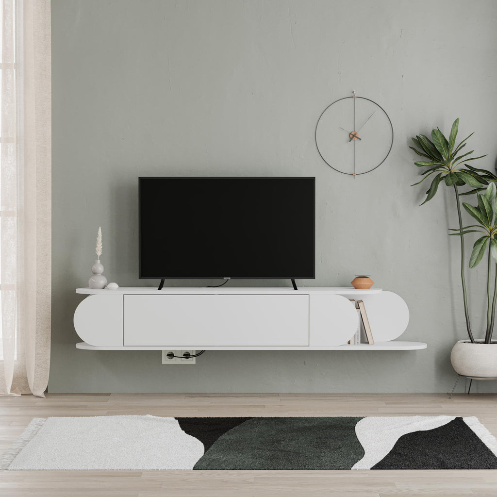 Mourah Tone Tv Stand Up To 65 Inches With Storage - 2 Years Warranty