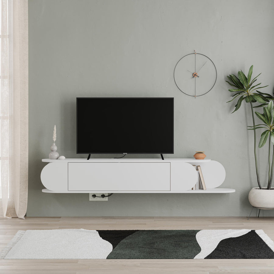Mourah Tone Tv Stand Up To 65 Inches With Storage - 2 Years Warranty