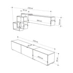 Free TV Unit Set 210cm