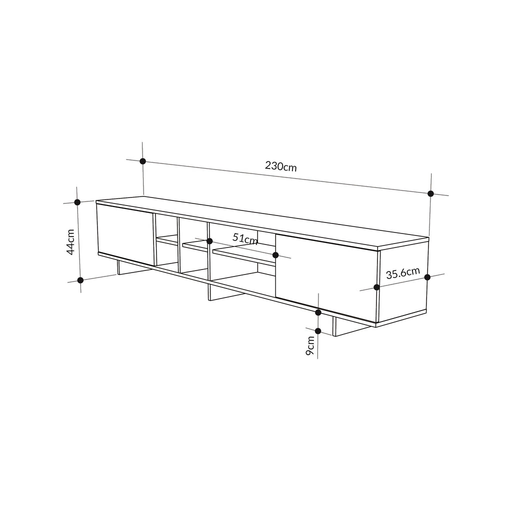 Stockton Modern TV Stand Up To 85 Inch