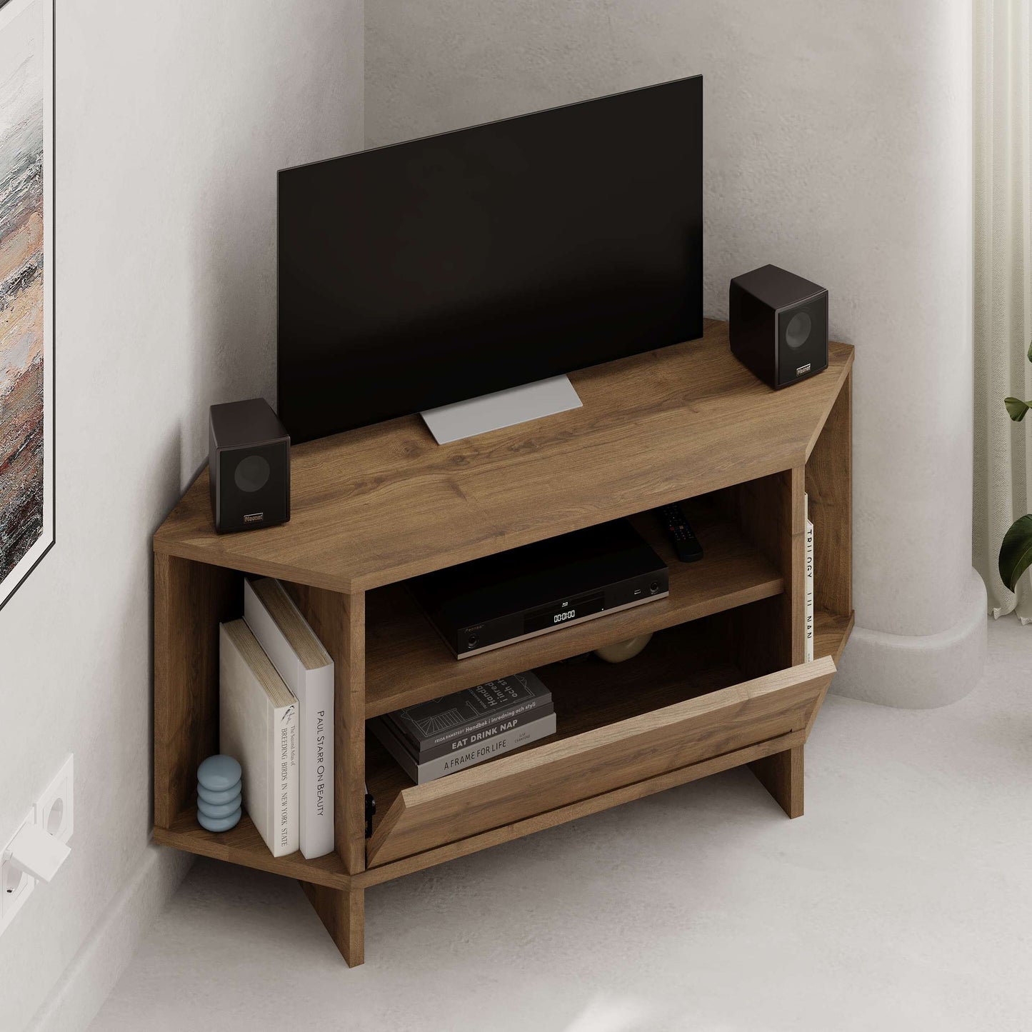 Viva Corner TV Unit for TV Up to 43 Inches