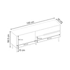 Arch TV Unit For TV Up to 65 Inch