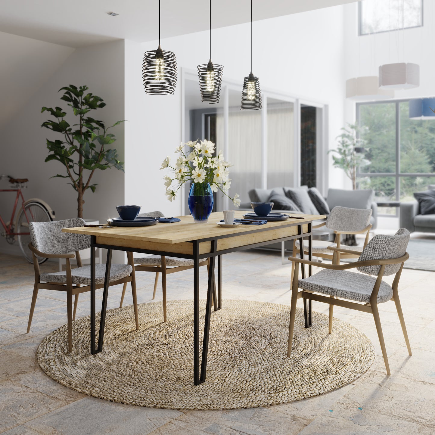 Mourah Pal Dining Table - 2 Years Warranty