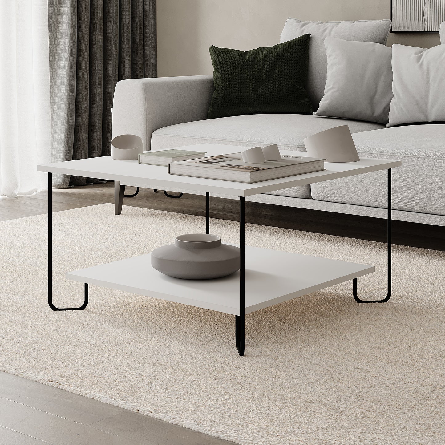 Mourah Marbo Coffee Table - 2 Years Warranty