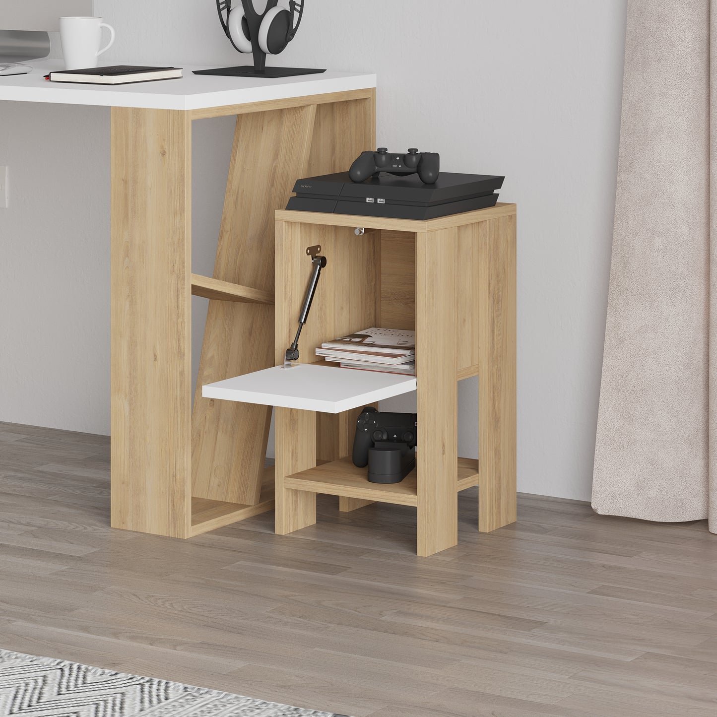 Mourah Ema Nightstand - 2 Years Warranty