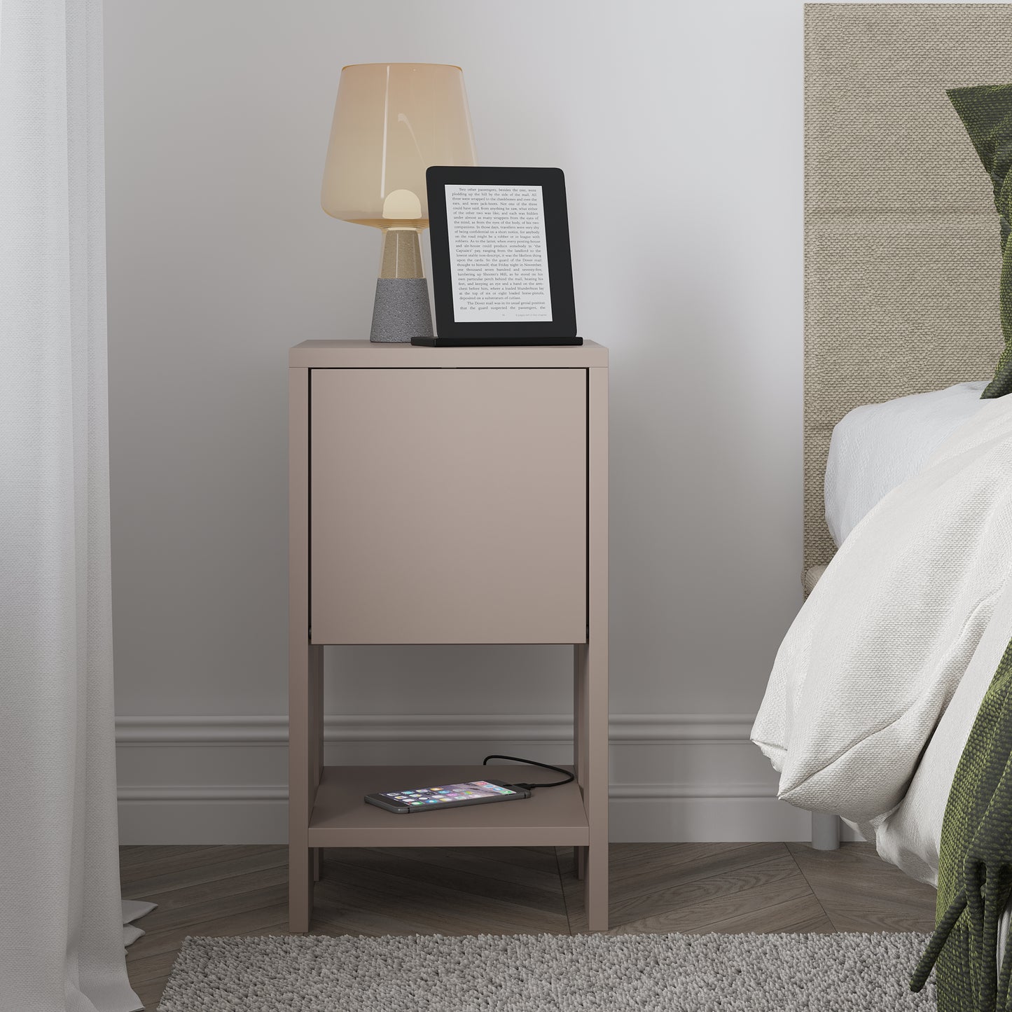 Mourah Ema Nightstand - 2 Years Warranty