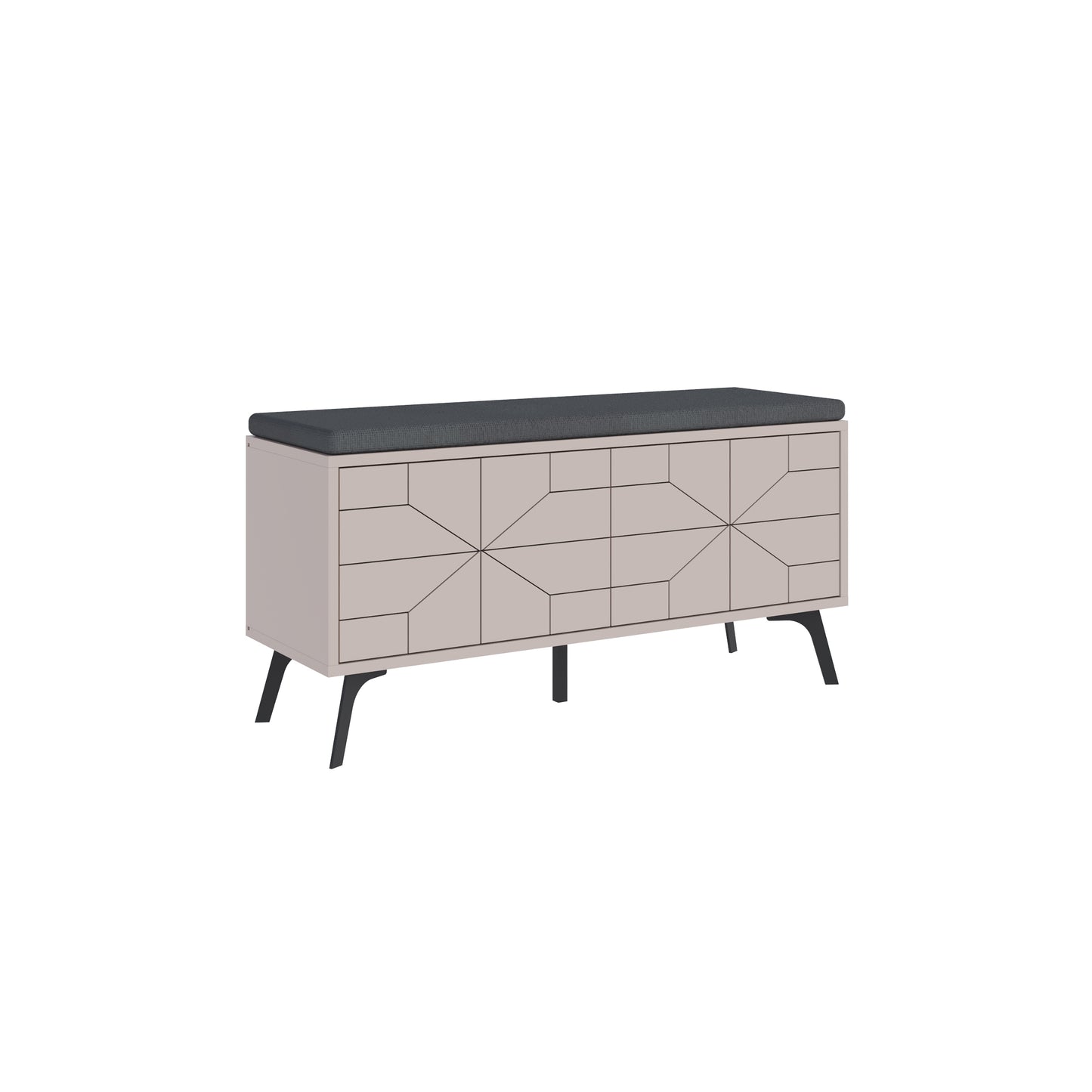 Mourah Dune Bench & Shoe Cabinet - 8 Pairs - 2 Years Warranty