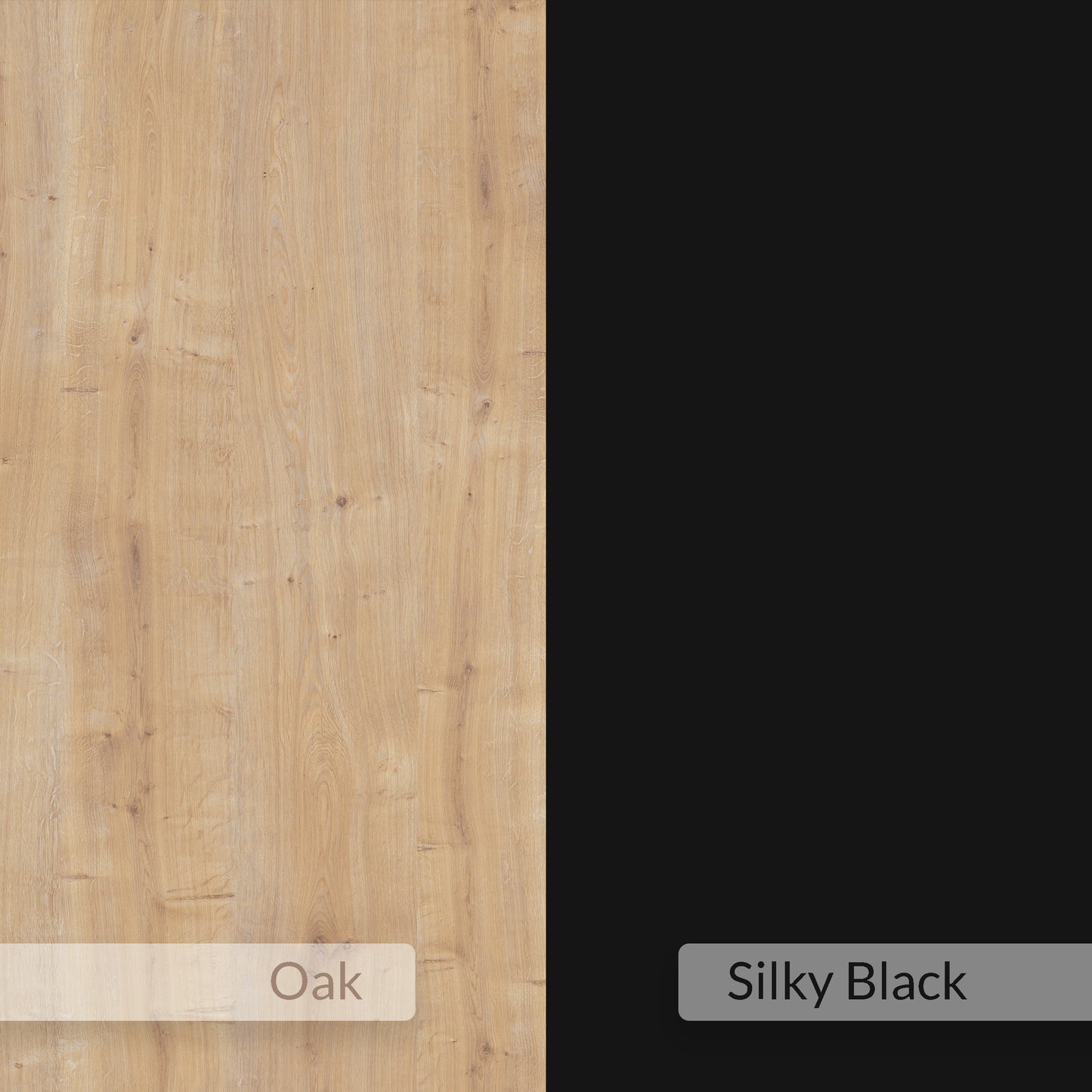 Stockton Modern Sideboard Cabinet With Storage 170X40X80 Cm - Oak/ Black