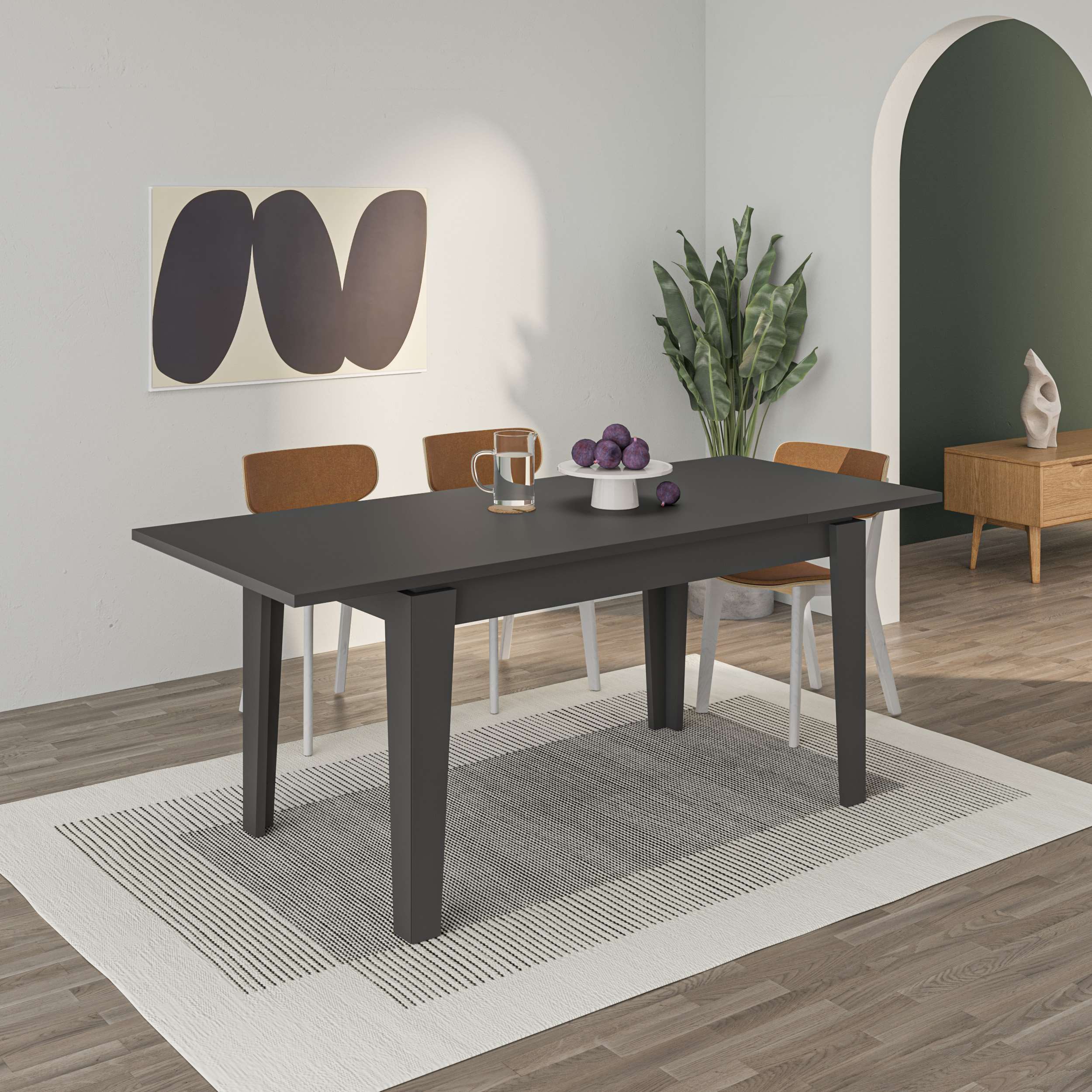 طاولة طعام تولمين قابلة للتمديد L 140 X W 80