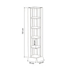 Mourah Nati Corner Bookcase - 2 Years Warranty