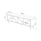Mourah Dune Tv Stand Up To 70 Inches With Storage - 2 Years Warranty