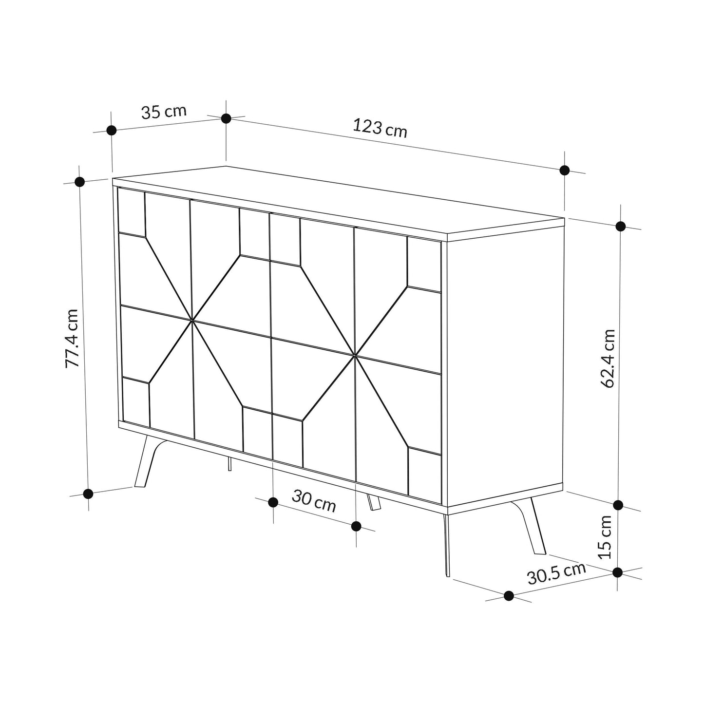 Mourah Dune Console - 2 Years Warranty