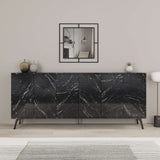 Matt Black Marble