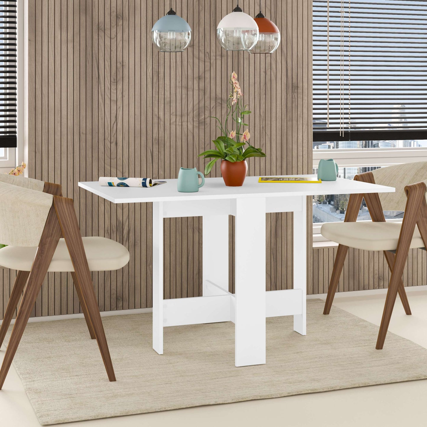 Artemio Foldable Dining Table 130cm