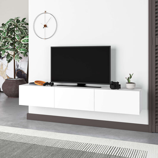 Francy TV Stand 180 CM With Storage Up to 70 Inch - White