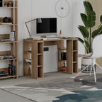 Colmar Modern Working Table With Storage 106 Cm