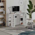 Colmar Modern Working Table With Storage 106 Cm