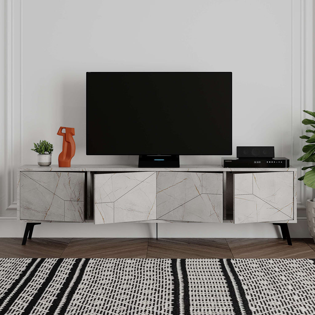 Mourah Dune Tv Stand Up To 70 Inches With Storage - 2 Years Warranty
