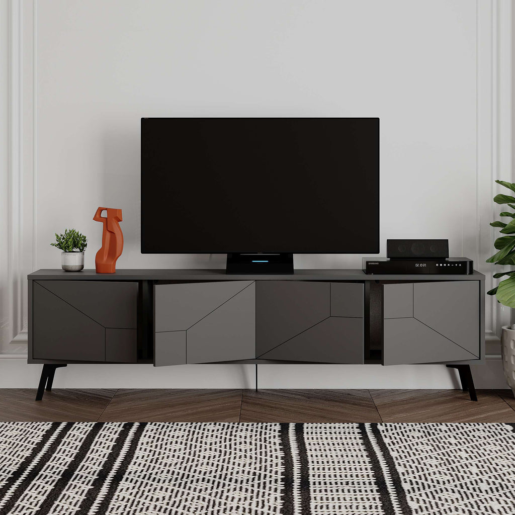 Mourah Dune Tv Stand Up To 70 Inches With Storage - 2 Years Warranty