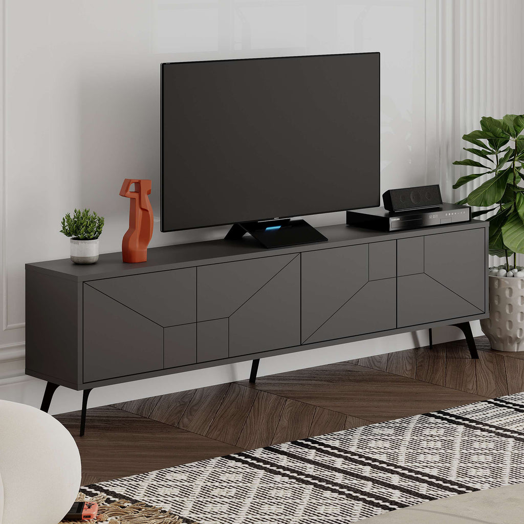 Mourah Dune Tv Stand Up To 70 Inches With Storage - 2 Years Warranty