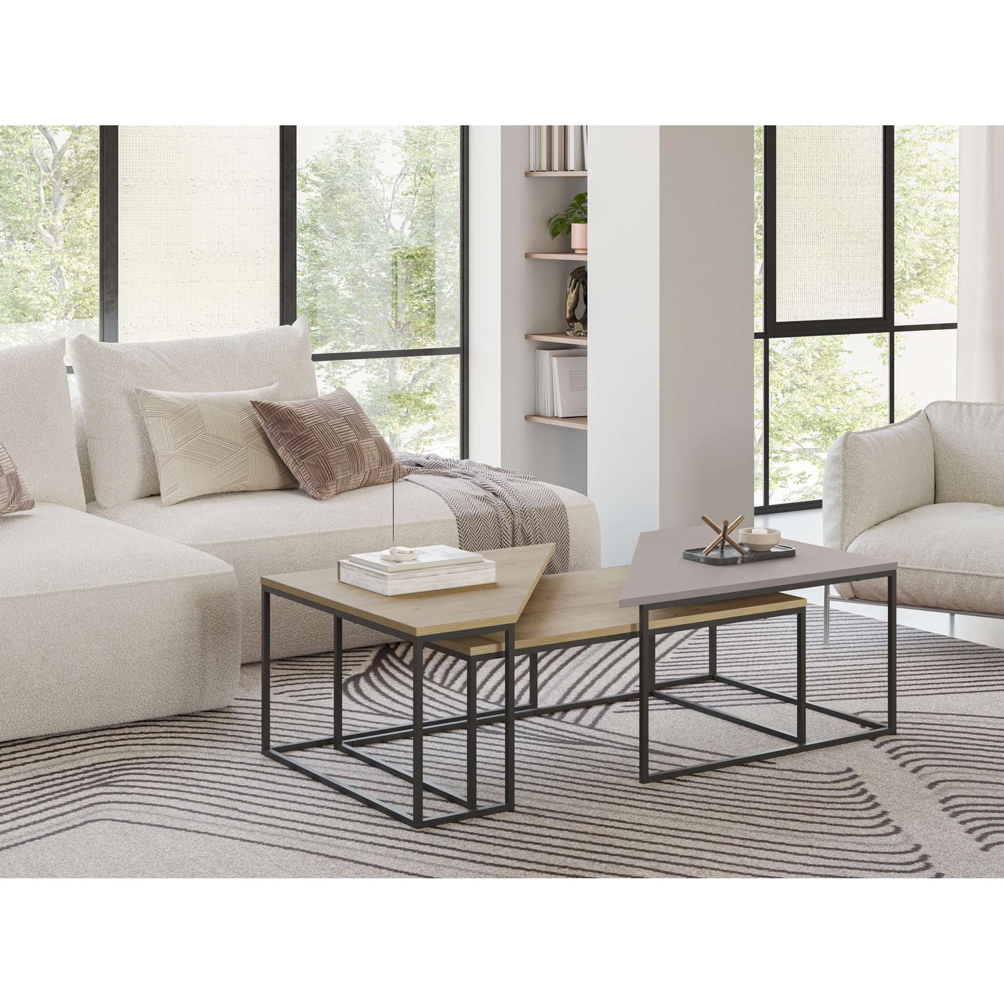 Mourah Ohlady Coffee Table - 110 CM- 2 Years Warranty