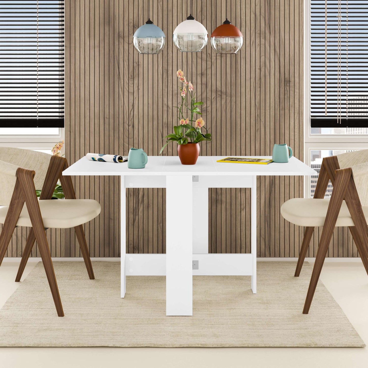Artemio Foldable Dining Table 130cm