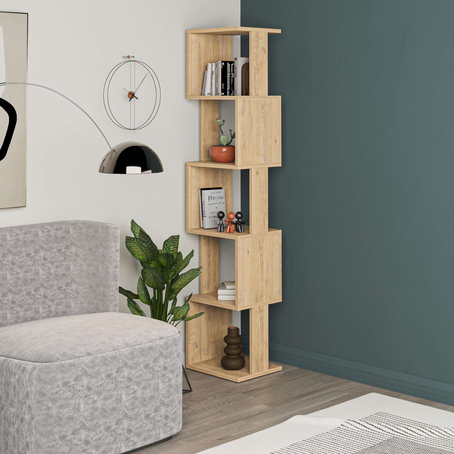 Mourah Piri Bookcase - 2 Years Warranty