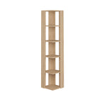 Mourah Nati Corner Bookcase - 2 Years Warranty
