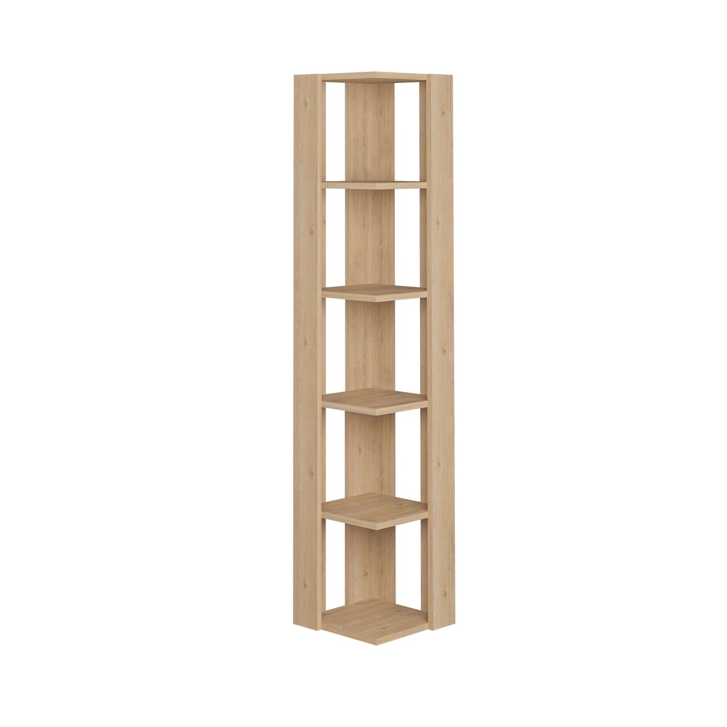 Mourah Nati Corner Bookcase - 2 Years Warranty