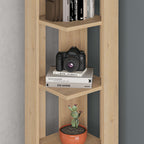 Mourah Nati Corner Bookcase - 2 Years Warranty